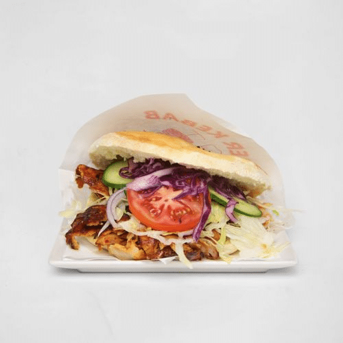 Kebap Sandwich mit Hühnerfleisch