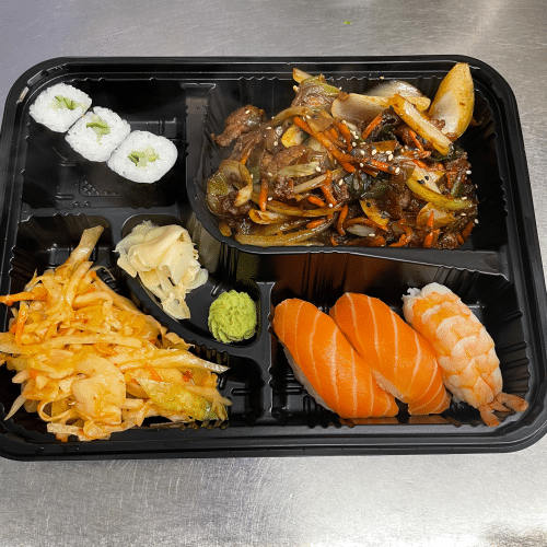 Bulgogi Bento mit Reis