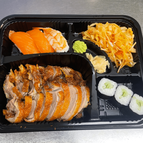 Ente Bento mit Reis