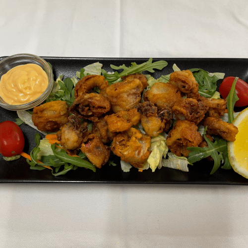 Frittierter Calamari