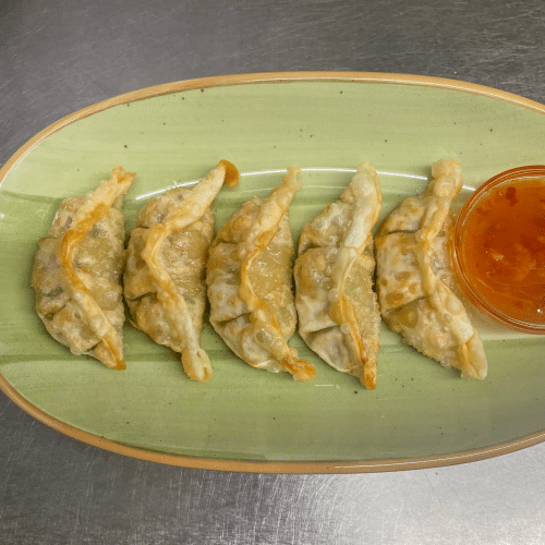 Gebackene Bulgogi Gyoza (5 Stück)