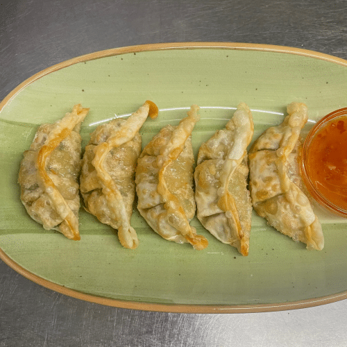 Gebackene Hühner Gyoza (5 Stück)