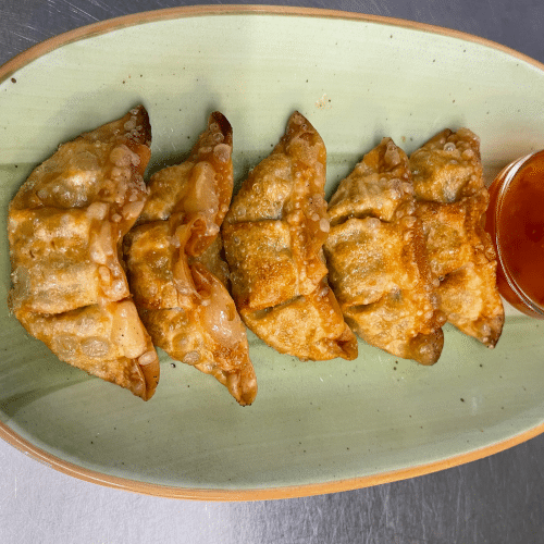 Gebackene Hühner Gyoza (5 Stück)