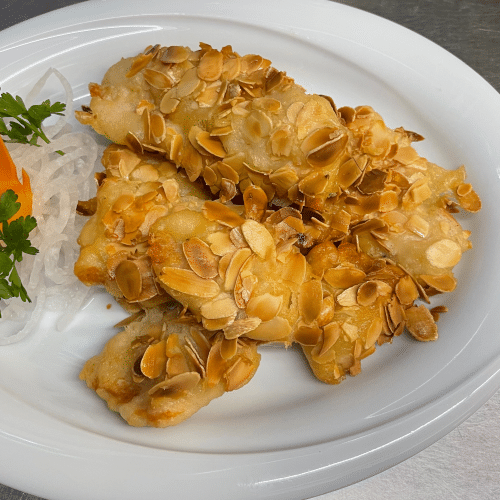 Knusprige Mandelchicken