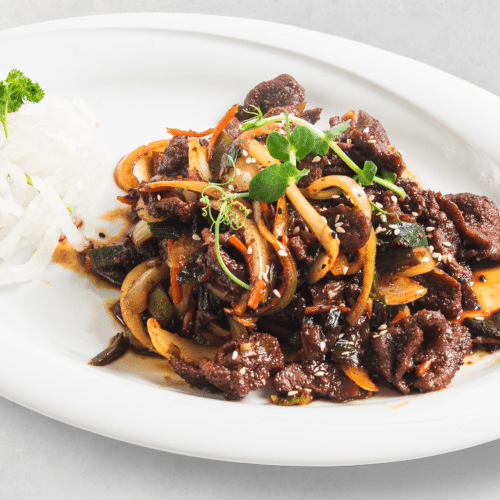 Mongolisches Rindfleisch