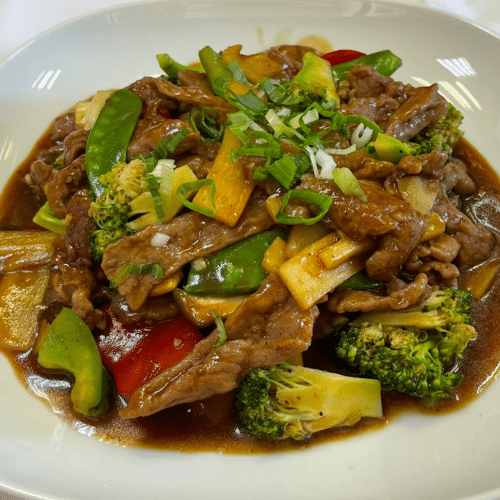 Rindfleisch mit schwarzem Pfeffer