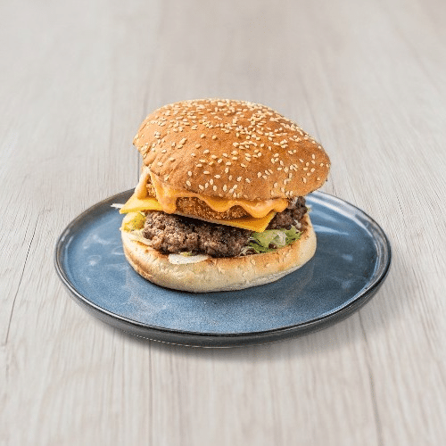 Cheesy Beef Potato Pancake Burger