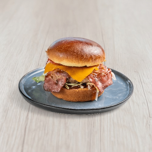 Chicken bangs Bacon Burger