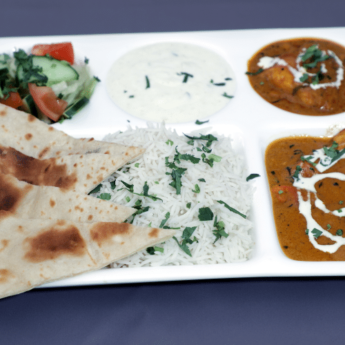 Menü 2 - Tikka Masala Chicken, Chicken Curry