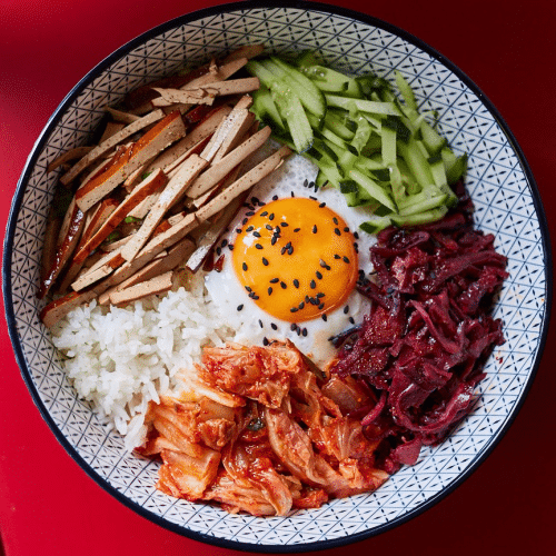 Bibimbap Menü (scharf)