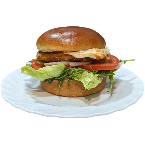 Crispy Chik'n Burger (vegan)