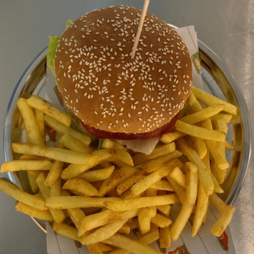 Hausgemachte Rucola Burger