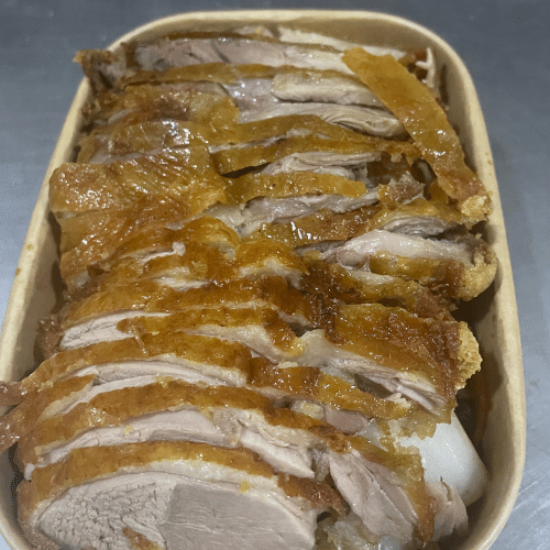 Knusprige Ente mit Wok Gemüse