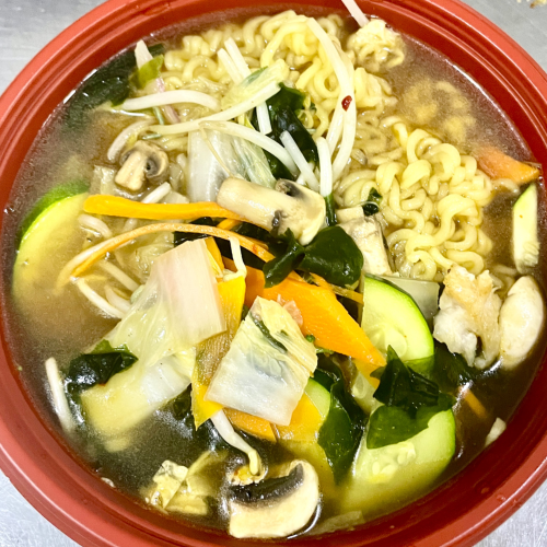 Ramen mit Gemüse