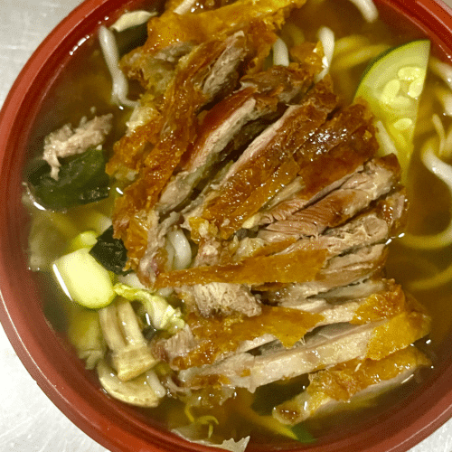 Ramen mit knuspriger Ente