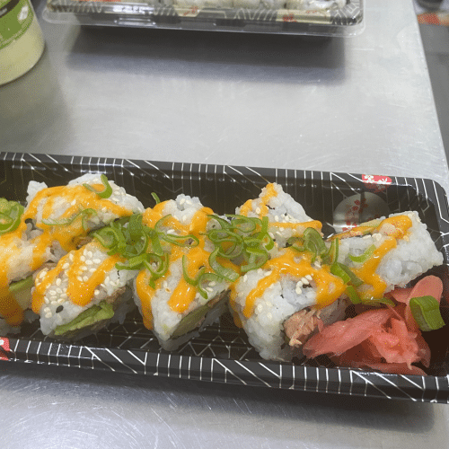Spicy Salmon Maki (8 Stück)