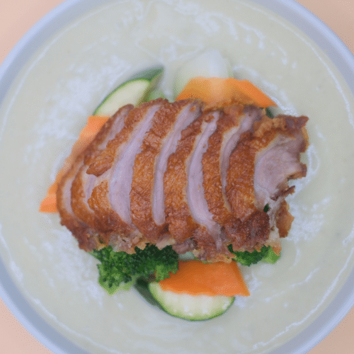 Avocado-Currysauce mit Ente