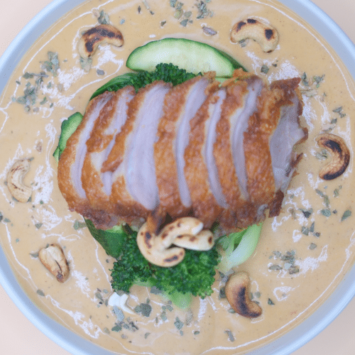Cashewsauce mit Ente