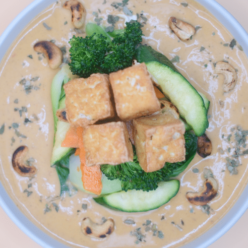 Cashewsauce mit Tofu