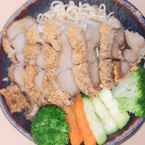 Ramen Nudeln mit Plant Based Ente