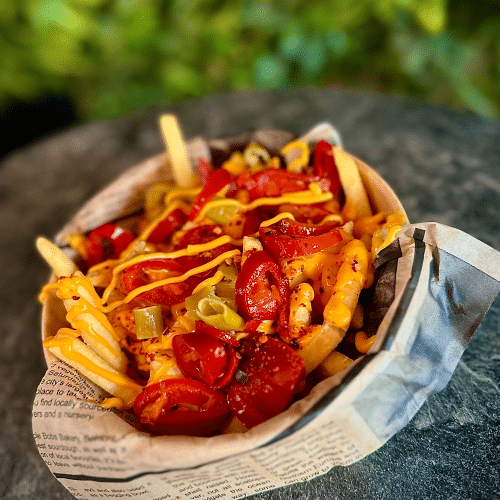 Cheesy Spicy Fries