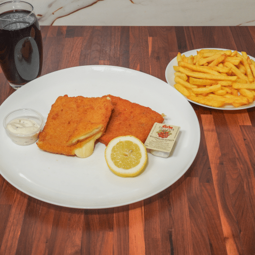 Gebackener Emmentaler Menü