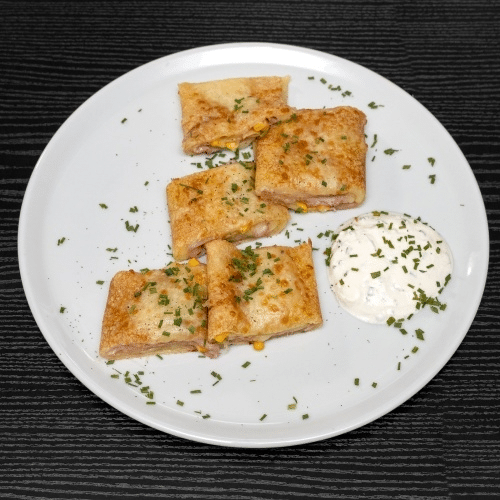 Crepe n Roll mit Schinken und Käse