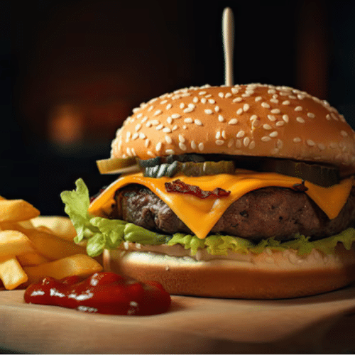 Beef und Chicken Burger