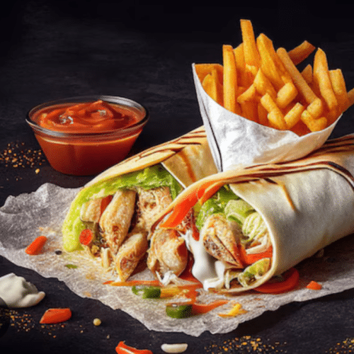 Curry Chicken Wrap