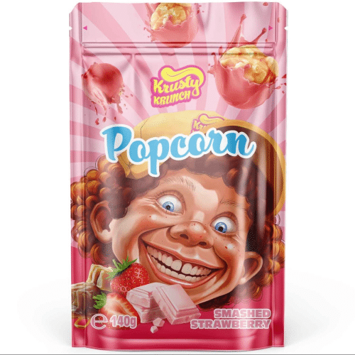 Krusty Krunch Popcorn Smashed Strawberry