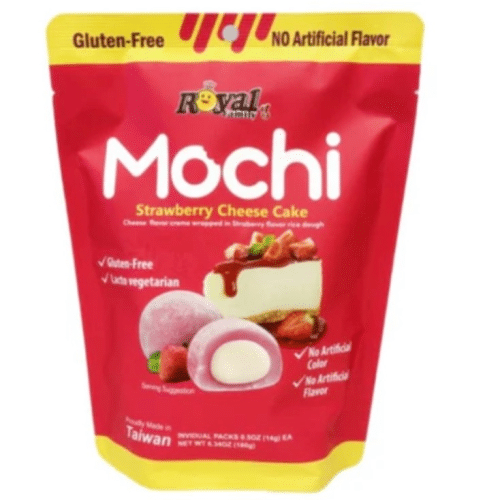 Mochi Strawberry Cheesecake