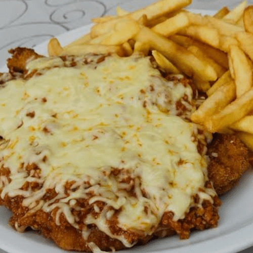 Schnitzel Überbacken