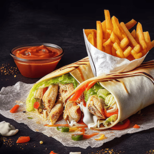 Sweet & Sour Chicken Wrap