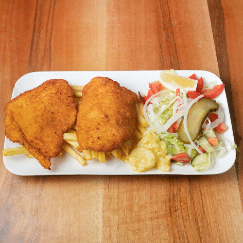 Schnitzel-Teller