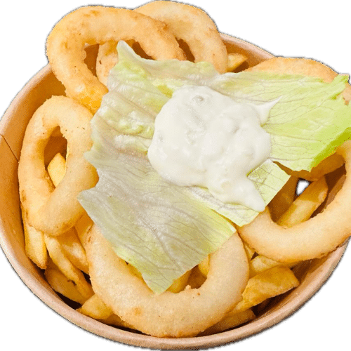 Zwiebelringe Bowl