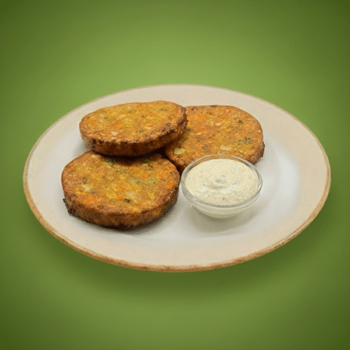 3 Stk. Gemüselaibchen mit Sauce Tartare