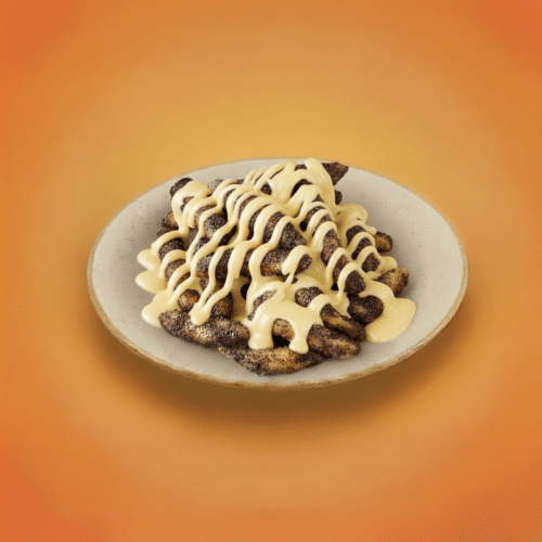 Mohnnudeln mit Vanillesauce