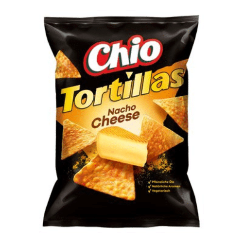 Chio Tortilla Chips Nacho Cheese 110g Packung