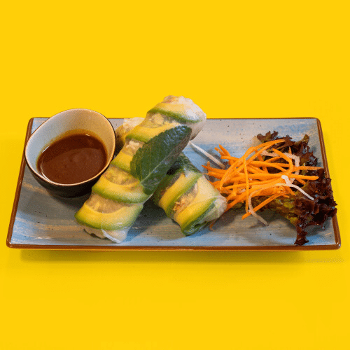 Gỏi Cuốn Bơ: Sommerrollen mit Avocado