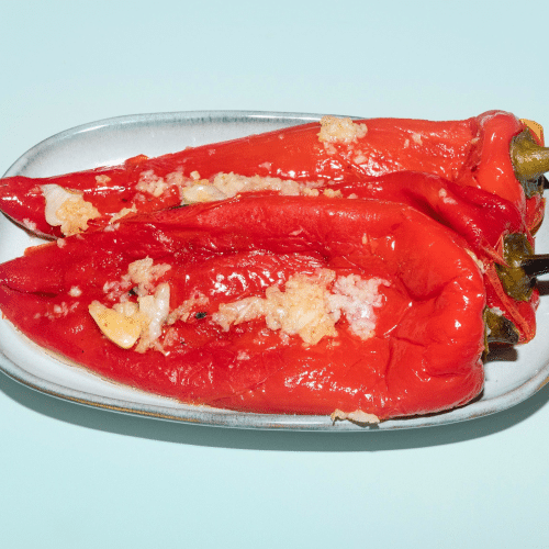 Paprika in Knoblauchöl (2 Stück)
