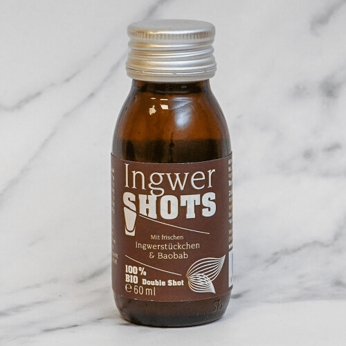 Ingwer Shots mit frischem Ingwer 60ml