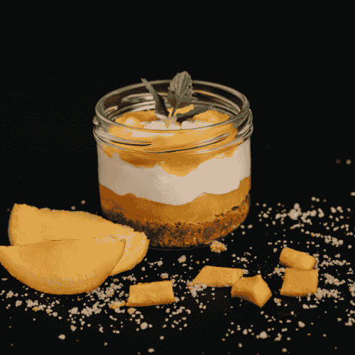 Tarte Mango-Passionsfrucht - Vegan