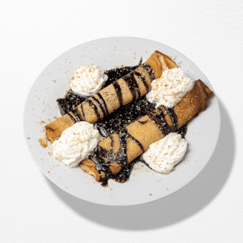 Hausgemachte Nutella Palatschinken (2 Stück)
