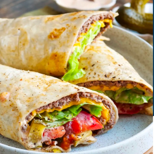 Tortilla mit Hühnerfleisch