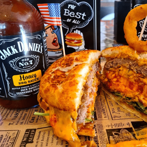 Jack Daniels Honey Burger