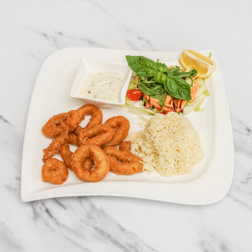 Gebackene Calamari