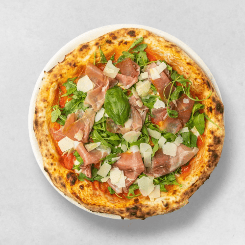 Pizza Rucola-Prosciutto Crudo e Parmigiano