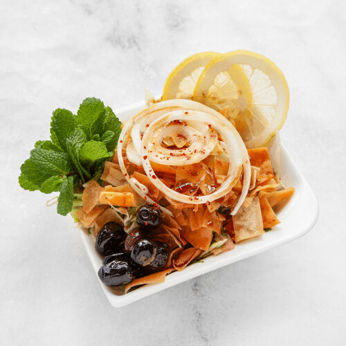 Fattoush Salat (vegan)