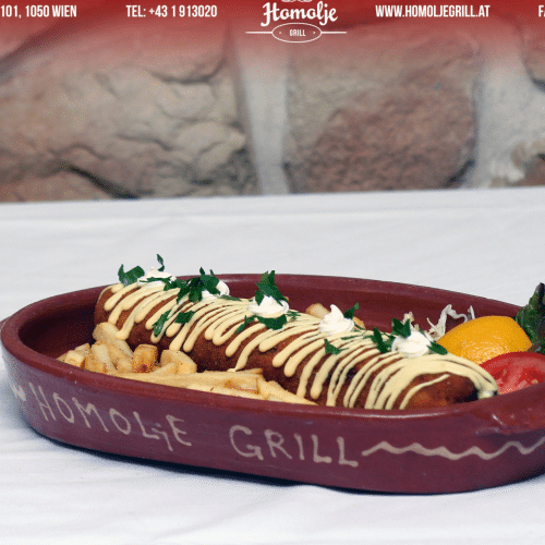 Gefüllte Schnitzelroulade Karadjordjeva