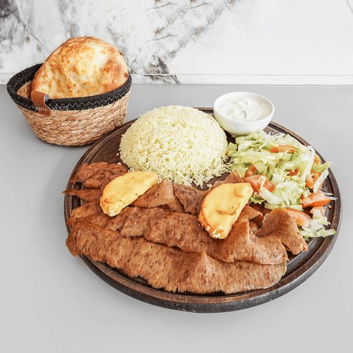 Kalb Kebap Teller mit Feta